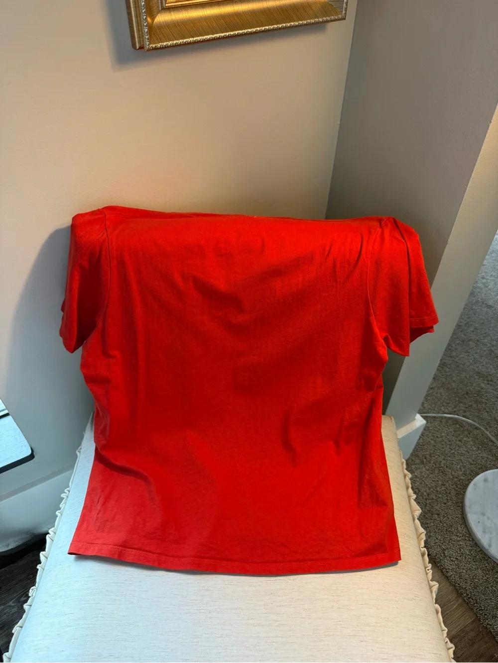 Sézane Red "Scorpion" Graphic Tee-astrology collection-Scorpio - Picture 6 of 6
